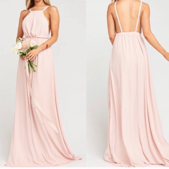 Show Me Your Mumu Amanda Maxi Dress Dusty Blush - Picture 1 of 15